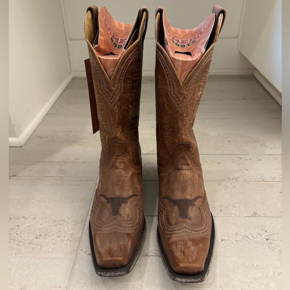 🤍🤘🏻🧡NWT Texas Longhorn Game Day Boots Size 8🤍🤘🏻🧡